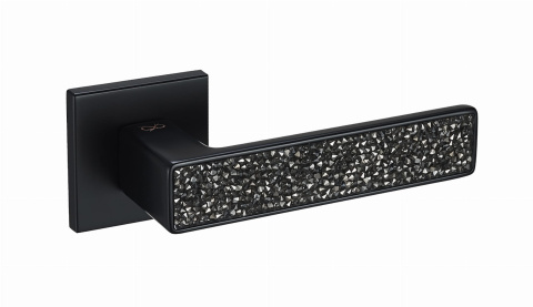Klamka Concept fit KCF B00/GLAMOUR czarna/glamour na rozecie kwadratowej Infinity Line Klamka Concept fit KCF B00/GLAMOUR czarna/glamour na rozecie kwadratowej Infinity Line