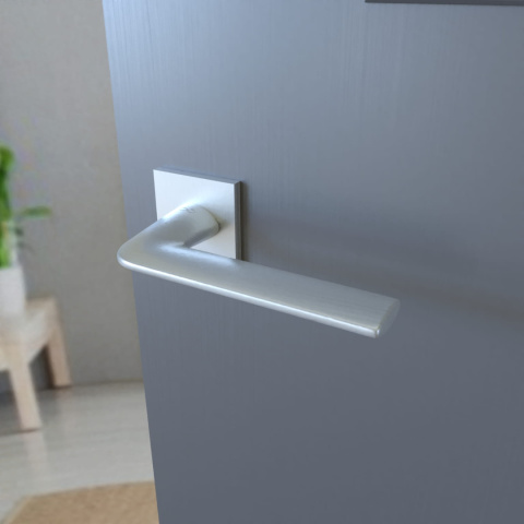 Klamka Stinger fit KSR M 700 chrom mat na rozecie kwadratowej Infinity Line Klamka Stinger fit KSR M 700 chrom mat na rozecie kwadratowej Infinity Line