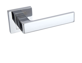 Klamka Apollo KAO 700 chrom na rozecie kwadratowej Infinity Line