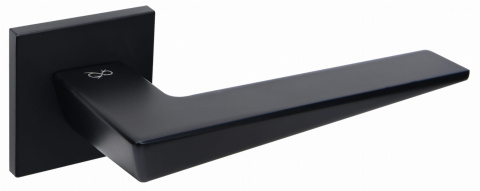 Klamka Vega fit KVG B00 czarna na rozecie kwadratowej Infinity Line Klamka Vega fit KVG B00 czarna na rozecie kwadratowej Infinity Line