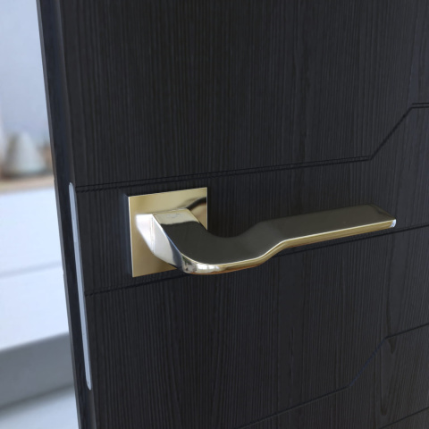 Klamka Bali KBLA S 700 chrom na rozecie kwadratowej Infinity Line Klamka Bali KBLA S 700 chrom na rozecie kwadratowej Infinity Line