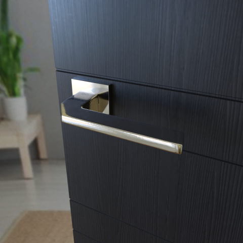 Klamka Etna KETA S 700 chrom na rozecie kwadratowej Infinity Line Klamka Etna KETA S 700 chrom na rozecie kwadratowej Infinity Line