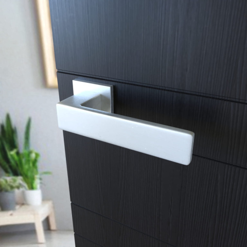 Klamka Imperia KIMP S M700 chrom mat na rozecie kwadratowej Infinity Line Klamka Imperia KIMP S M700 chrom mat na rozecie kwadratowej Infinity Line