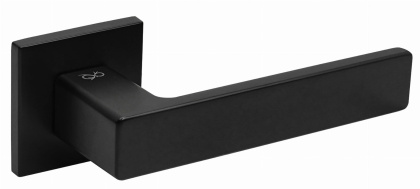 Klamka Cavo fit KVO B00 czarna na rozecie kwadratowej Infinity Line