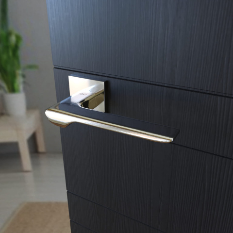 Klamka Linea KLIN S 700 chrom na rozecie kwadratowej Infinity Line Klamka Linea KLIN S 700 chrom na rozecie kwadratowej Infinity Line