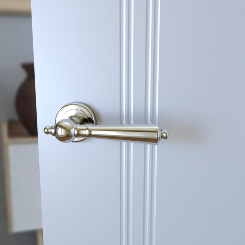 Klamka Millennium KMM 700 chrom na rozecie okrągłej Infinity Line Klamka Millennium KMM 700 chrom na rozecie okrągłej Infinity Line