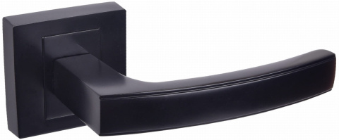 Klamka Hermes KHR B00 czarna na rozecie kwadratowej Infinity Line