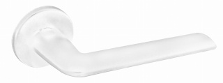 Klamka Stinger fit KSR O 800 biała na rozecie okrągłej Infinity Line