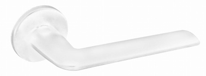Klamka Stinger fit KSR O 800 biała na rozecie okrągłej Infinity Line