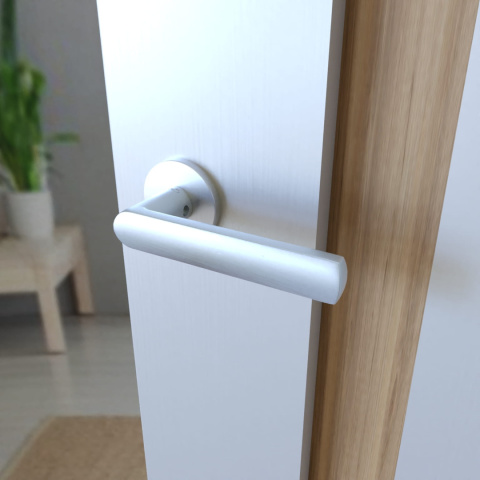 Klamka Torino fit KTF O M700 chrom mat na rozecie okrągłej Infinity Line Klamka Torino fit KTF O M700 chrom mat na rozecie okrągłej Infinity Line