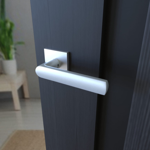 Klamka Torino fit KTF M 700 chrom mat na rozecie kwadratowej Infinity Line Klamka Torino fit KTF M 700 chrom mat na rozecie kwadratowej Infinity Line
