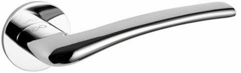 Klamka Vento KVNO S O 700 chrom na rozecie okrągłej Infinity Line Klamka Vento KVNO S O 700 chrom na rozecie okrągłej Infinity Line