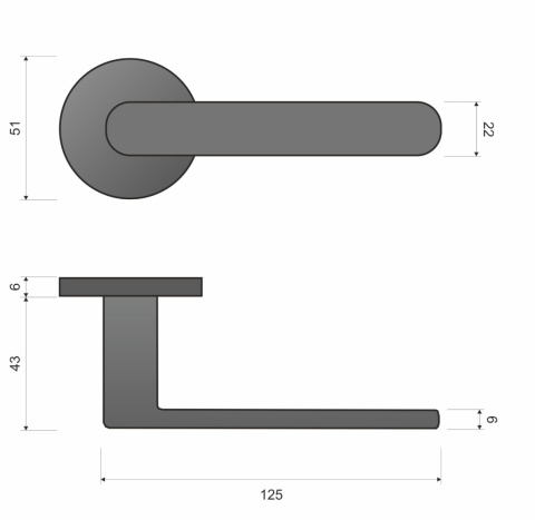 Klamka Wenus fit KWF O G00 PVD złota na rozecie okrągłej Infinity Line Klamka Wenus fit KWF O G00 PVD złota na rozecie okrągłej Infinity Line