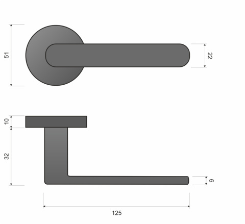 Klamka Wenus KWU O 100 chrom/satyna na rozecie okrągłej Infinity Line Klamka Wenus KWU O 100 chrom/satyna na rozecie okrągłej Infinity Line