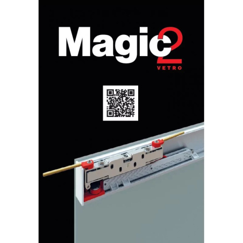 MAGIC 2 System do drzwi przesuwnych szklanych 10mm MAGIC 2 System do drzwi przesuwnych szklanych 10mm
