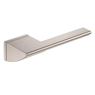 Klamka Horizon nikiel szczotkowany na rozecie ukrytej prostokątnej Corona