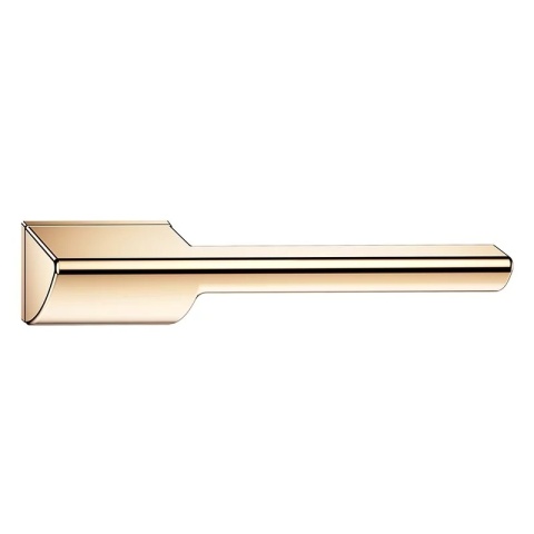 Klamka Horizon mosiądz błyszczący PVD na rozecie ukrytej prostokątnej Corona