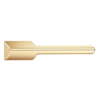 Klamka Horizon mosiądz matowy na rozecie ukrytej prostokątnej Corona