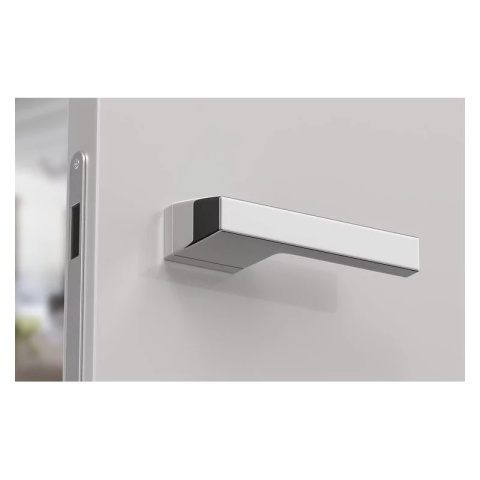 Klamka Maxima chrom na rozecie ukrytej prostokątnej Corona