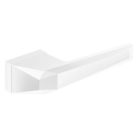 Klamka Prisma biała na rozecie ukrytej prostokątnej Corona