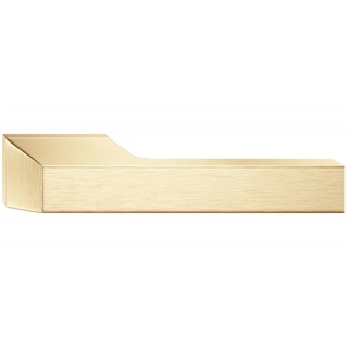 Klamka Maxima mosiądz matowy na rozecie ukrytej prostokątnej Corona