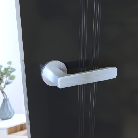 Klamka Parma fit KPR O M700 chrom mat na rozecie okrągłej Infinity Line