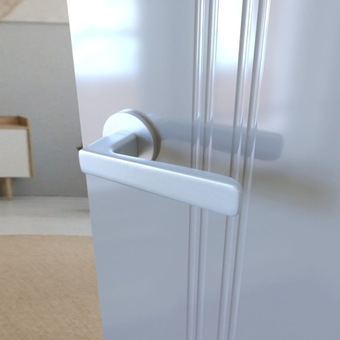 Klamka Parma fit KPR O M700 chrom mat na rozecie okrągłej Infinity Line