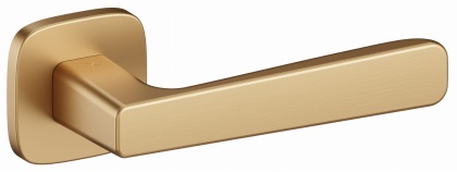 Klamka Parma fit KPR QO MG00 złoty mat na rozecie kwadrat - owal Infinity Line