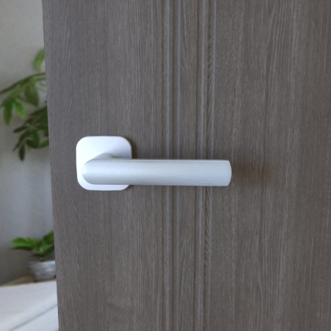 Klamka Torino fit KTF QO M700 chrom mat na rozecie kwadrat - owal Infinity Line