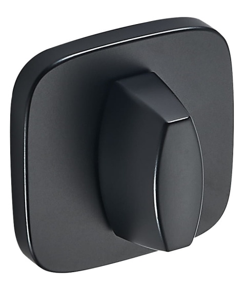 Rozeta kwadrat - owal FIT RQO B03 czarna wc