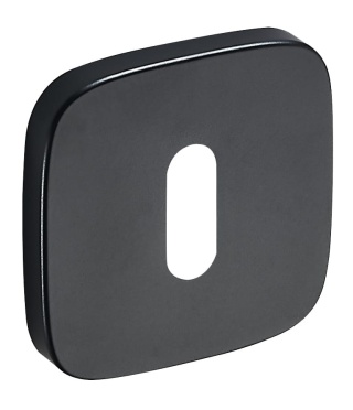 Rozeta kwadrat - owal FIT RQO B01 czarna klucz