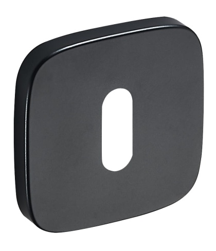 Rozeta kwadrat - owal FIT RQO B01 czarna klucz