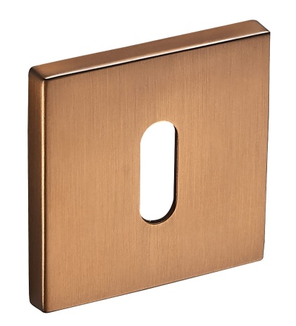 Rozeta kwadratowa FIT RFQ 901 brąz satyna klucz
