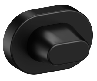 Rozeta owalna ROT B03 czarna wc