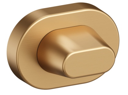 Rozeta owalna ROT M G03 złoty mat wc