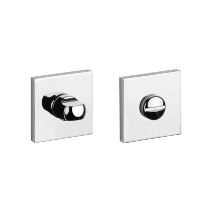 Rozeta kwadratowa Aprile Q Slim 7mm CP chrom polerowany wc