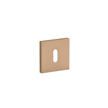 Rozeta kwadratowa Aprile Q Slim 7mm LIGHT BROWN jasny brązowy klucz