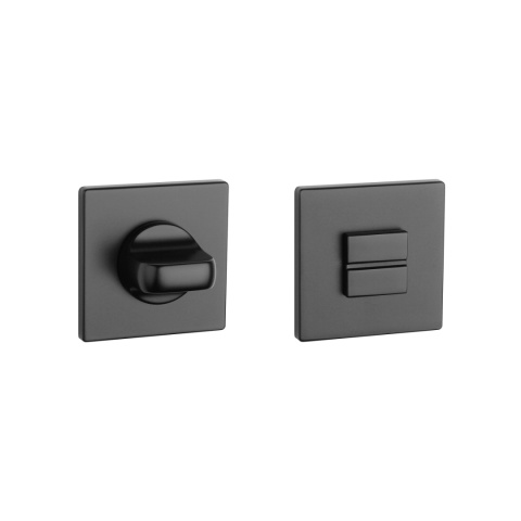 Rozeta kwadratowa Aprile Q Super Slim 5mm BK czarny matowy wc
