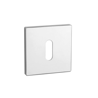 Rozeta kwadratowa Aprile Q Super Slim 5mm LC chrom polerowany klucz