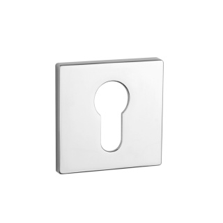 Rozeta kwadratowa Aprile Q Super Slim 5mm LC chrom polerowany wkładka