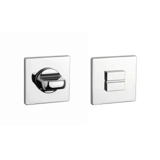 Rozeta kwadratowa Aprile Q Super Slim 5mm LC chrom polerowany wc