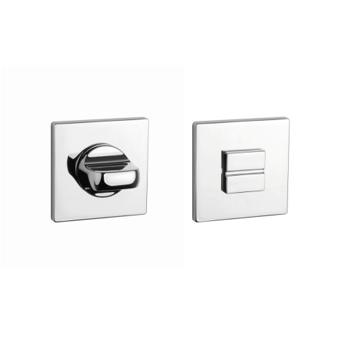 Rozeta kwadratowa Aprile Q Super Slim 5mm LC chrom polerowany wc