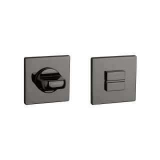 Rozeta kwadratowa Aprile Q Super Slim 5mm US PVD antracyt polerowany PVD wc