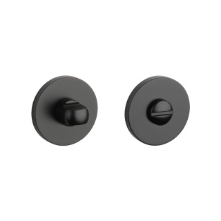 Rozeta okrągła Aprile R Slim 7mm BLACK czarny matowy wc