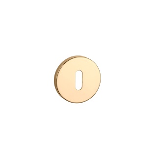 Rozeta okrągła Aprile R Slim 7mm GOLD PVD złoty polerowany PVD klucz