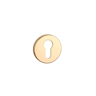Rozeta okrągła Aprile R Slim 7mm GOLD PVD złoty polerowany PVD wkładka