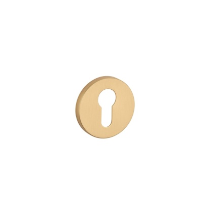 Rozeta okrągła Aprile R Slim 7mm GOLD SATIN złoty matowy wkładka