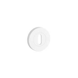 Rozeta okrągła Sterk Oval 1710 PRO 8mm WH - biały matowy klucz