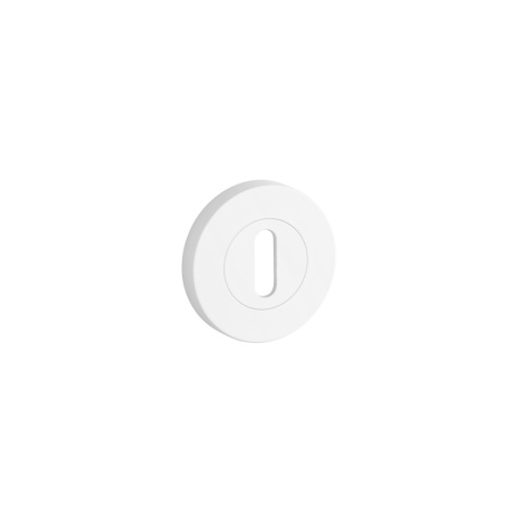 Rozeta okrągła Sterk Oval 1710 PRO 8mm WH - biały matowy klucz