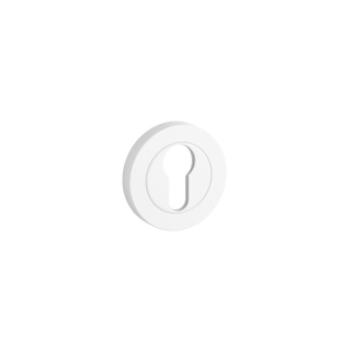 Rozeta okrągła Sterk Oval 1711 PRO 8mm WH - biały matowy wkładka